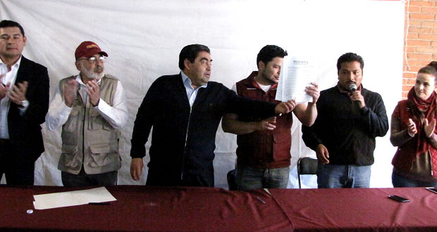 Barbosa, de la Sierra y Armenta firman código de ética en medio de reclamos