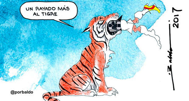Caricatura: Un rayado más al tigre