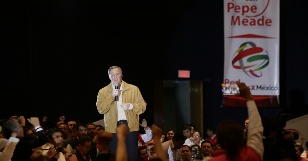 Meade calla ante denuncias de “represión” de RMV a priistas poblanos
