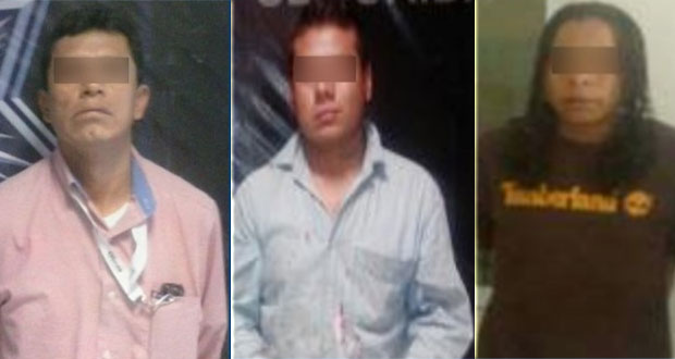 Asegura SSP a ocho hombres por diversos hechos ilícitos, en Puebla