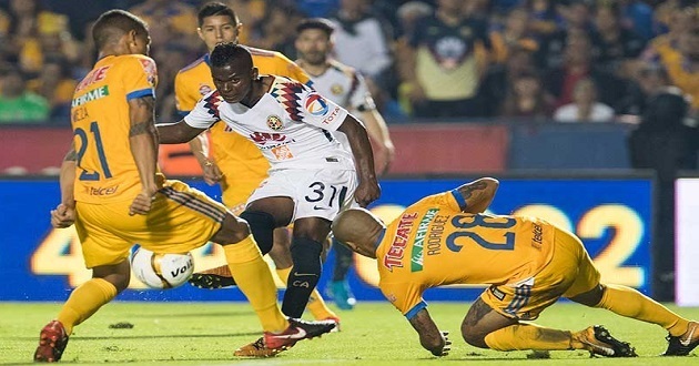 Tigres aplasta 3-0 al América y es primer finalista del Apertura 2017. Foto: Especial.