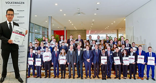 En Alemania, Volkswagen reconoce a su mejor alumno mexicano