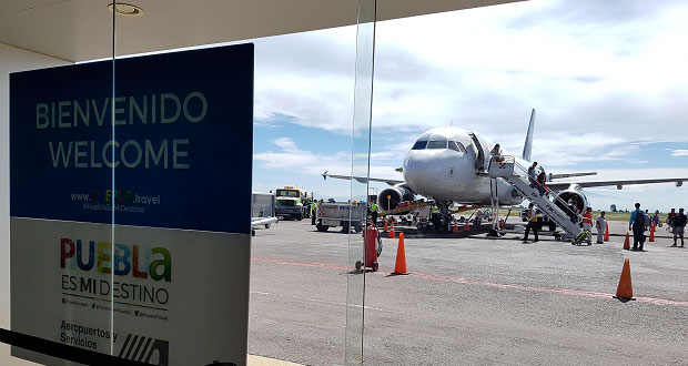 Aeropuerto Hermanos Serdán aumenta 33% traslados en 2017