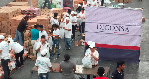 Diconsa abastece 832 clínicas del sector salud e IMSS en Puebla