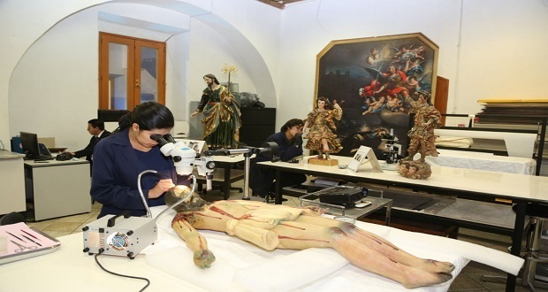 Restauran 28 piezas de arte sacro poblanas dañadas en sismo