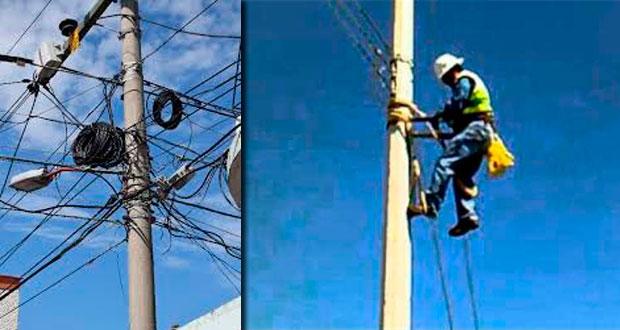 Sancionarían a empresas de telecomunicaciones por dejar cables colgados