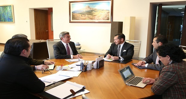 Gali y SNSP revisan avances del funcionamiento policiaco en Puebla