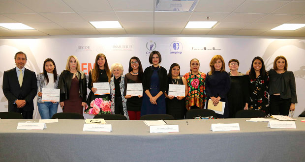 Inmujeres reconoce a las 4 ganadoras de premio a la resiliencia