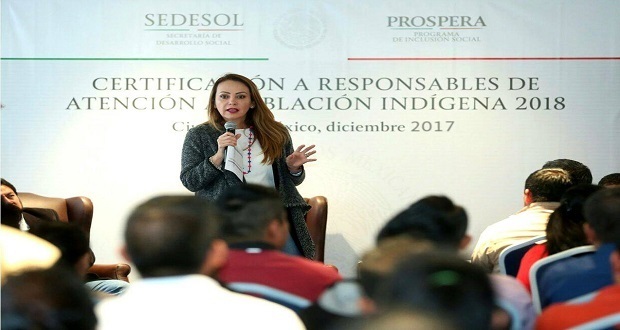 Inali y Prospera certifican a responsables de atención indígena