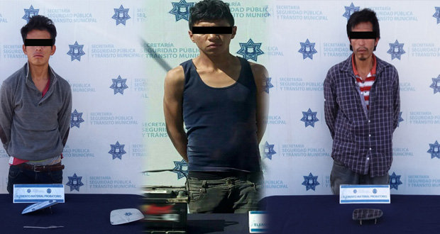 robo autopartes detenidos