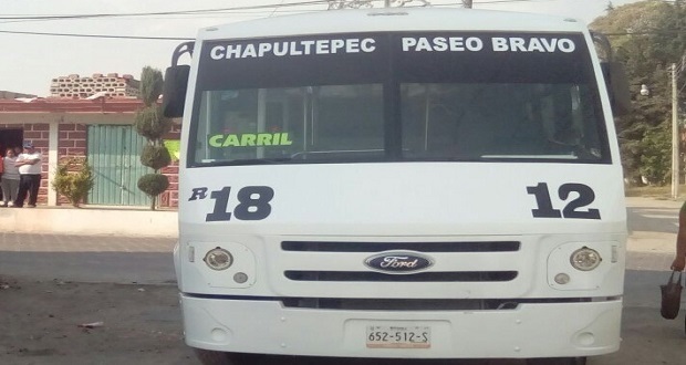 Conductor de ruta 18 frustra intento de asalto