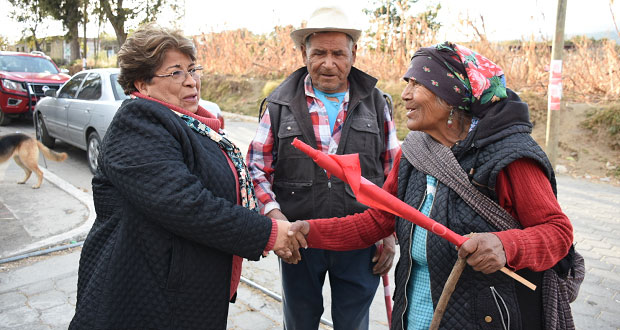 Dan banderazo para puente “sacacosechas” en comunidad de Atlixco
