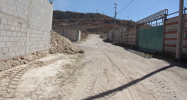 Amplían drenaje en colonia Humberto Vidal de Ocoyucan