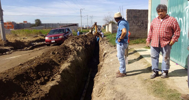 Ampliarán red de agua potable en colonia 15 de Septiembre en Puebla