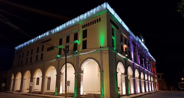 Inauguran segunda etapa de palacio municipal de Ahuatempan
