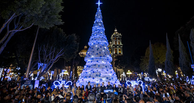 En 2017, rompe récord la capital poblana con atracciones navideñas