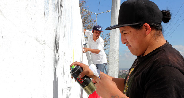 Con concurso de graffiti, BUAP impulsa talento en Romero Vargas