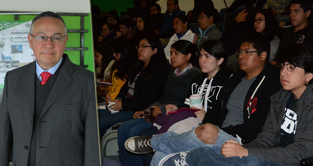 Integrante de la ONU habla sobre sostenibilidad en la BUAP