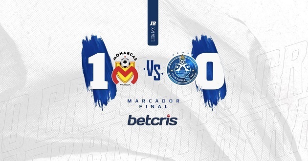 Cae el Puebla 1-0 ante Monarcas en su visita a Morelia.