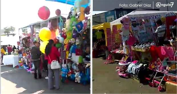 Tianguis de juguetes y tiendas departamentales, abarrotados por Reyes Magos