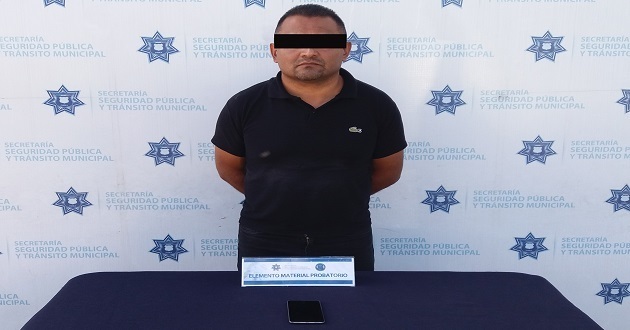 Capturan en Villa Verde asaltante de transporte público. Foto: Especial