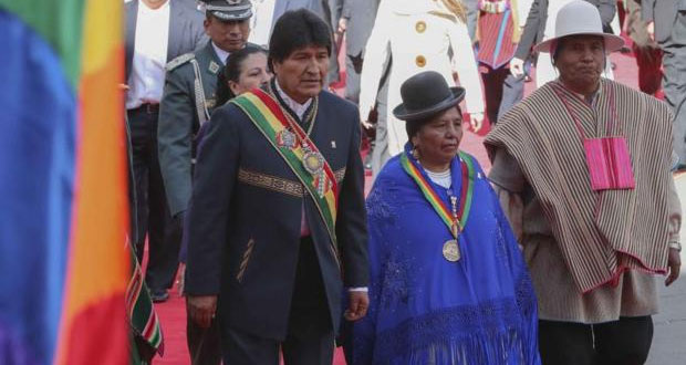 Evo Morales suma 12 años como presidente de Bolivia
