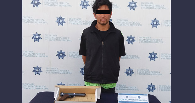 En San José del Puente, detienen a sujeto por portación de arma