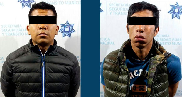 Detienen a 2 por robo de autopartes en San José Mayorazgo