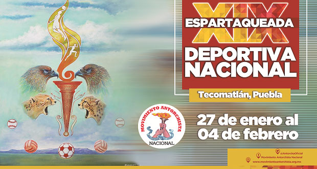 Espartaqueada 2018 reunirá a deportistas del país en Tecomatlán