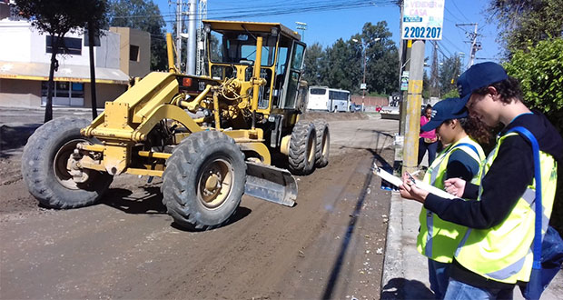Contralores ciudadanos vigilan obras en la capital poblana