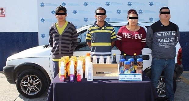 Ssptm desarticula banda presuntamente dedicada al robo a negocio. Foto: Especial