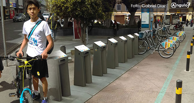 Ciclistas rentarían en Bici Puebla si bajan costo y pueden pagar sin tarjeta