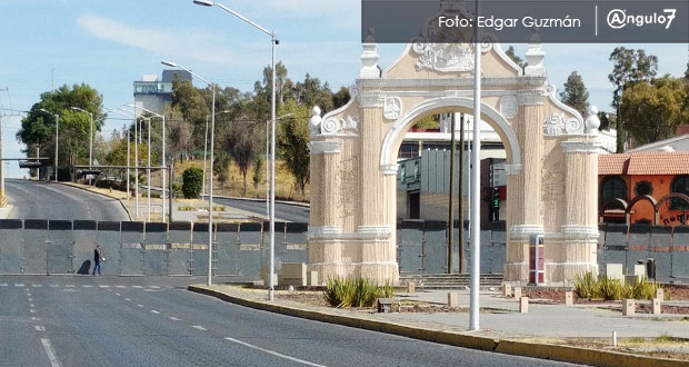 Ante marcha de antorchistas, blindan Los Fuertes para informe de Gali
