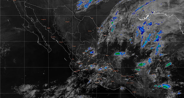 Por frente frío 25, lluvias en Puebla y 26 estados este sábado