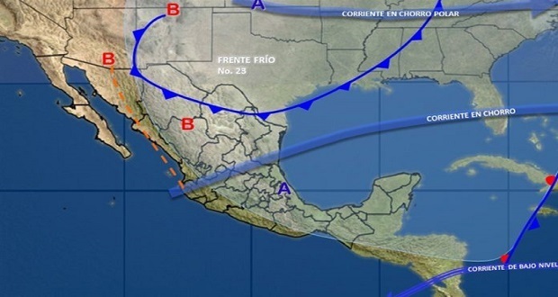 Por frente frío 23, bajas temperaturas seguirán 3 días: SMN.