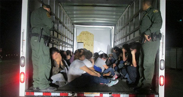 En Tamaulipas, rescatan a 109 migrantes hacinados en tráiler