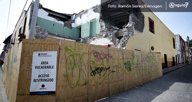 Reconstrucción está a cargo de foráneas y no de poblanas, revela Sedeso