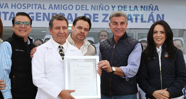 Hospital General de Zacatlán recibe certificación de calidad