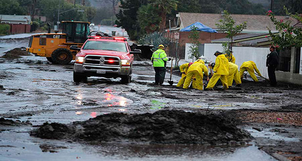 Deslave en California deja cinco muertos y varios desaparecidos