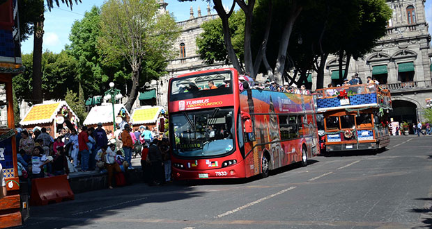 Turibuses sólo podrían subir y bajar usuarios en 16 de sept y zócalo