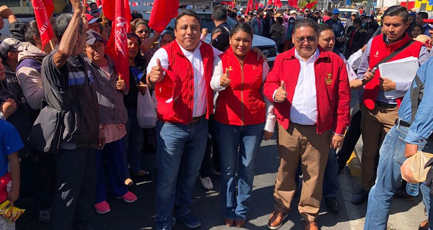 Buscará líder antorchista diputación local en Huauchinango
