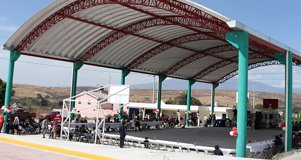 Comuna de Ocoyucan inaugura 4 obras en San Hipólito Achiapa