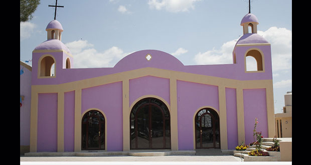 habilitación de salón como capilla en Ixcaquixtla
