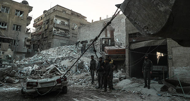 Bombardeos cerca de Damasco deja 36 muertos y 135 heridos