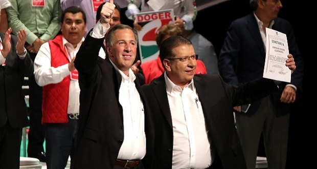 Con Enrique Doger no habrá huachicoleo en Puebla, sostiene Meade. Foto: Jafet Moz/EsImagen