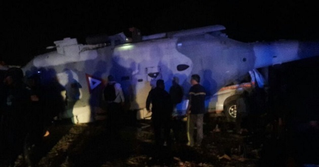 Mueren 14 en Oaxaca tras caer aeronave donde iban Navarrete y Murat. Foto: Especial.