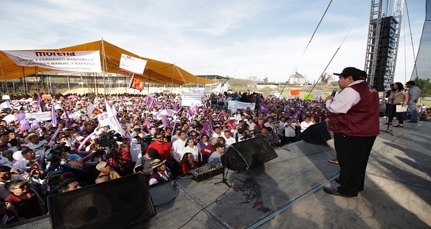 Hacer de Casa Puebla centro cultural y helicópteros sólo para SSP: Barbosa. Foto: Especial