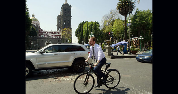 “Día poblano sin coche” fomenta uso de bicicleta el 22 de cada mes