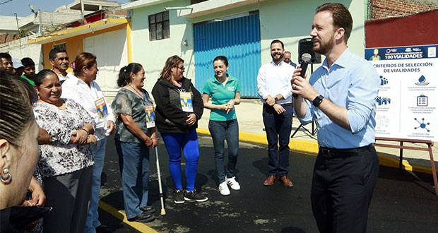 Comuna entrega dos calles pavimentadas en Lomas de San Miguel