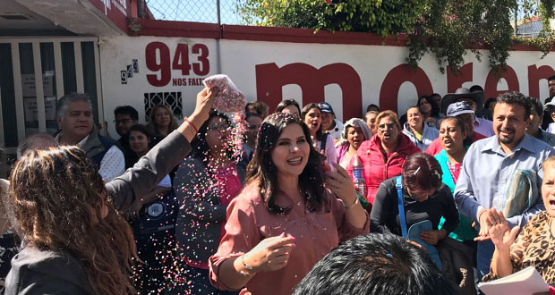 Norma Layón se registra a la alcaldía de San Martín por Morena